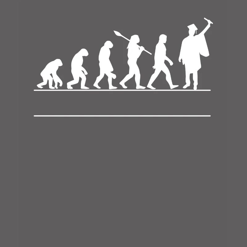 Graduation Evolution funny gift idea