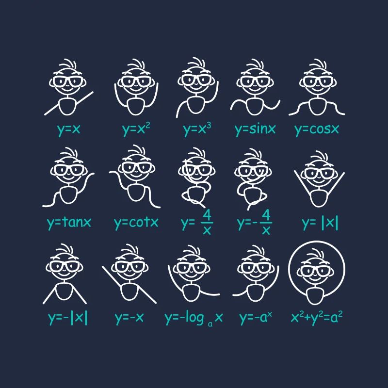 Math math teacher equation graph dance