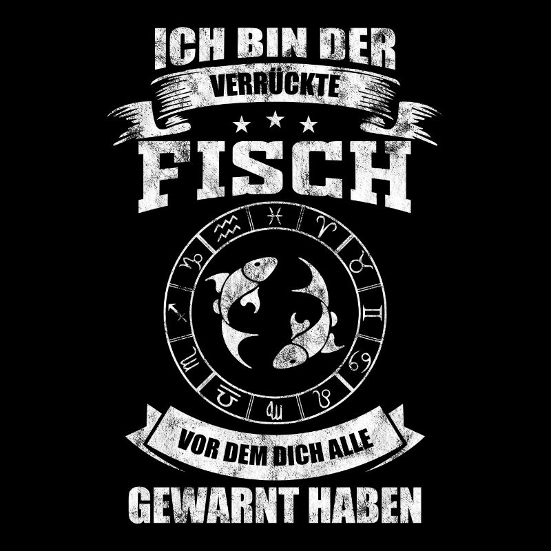 Sternzeichen Fisch lustiges Spruch Geschenk