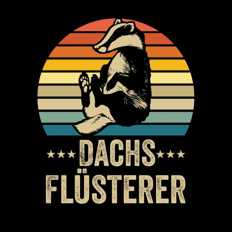 Dachs Flüsterer Retro Geschenk