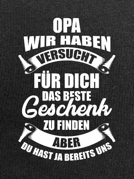 Opa Enkelkind Geschenk