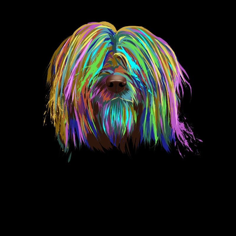 Chien De Couleur Briard