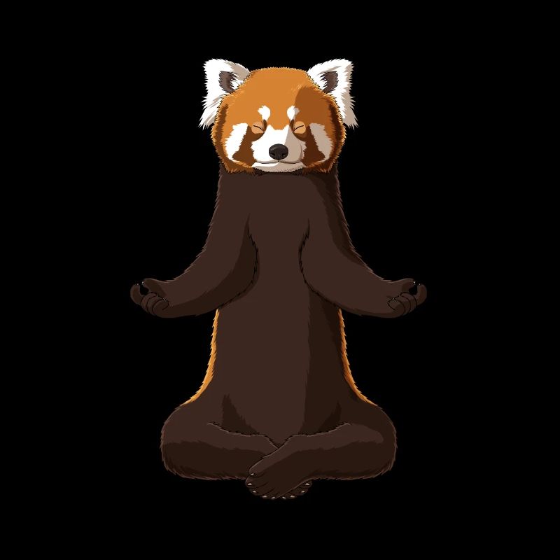 Meditiereder Roter Panda
