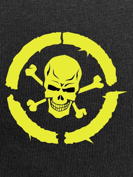 skull skull bone circle