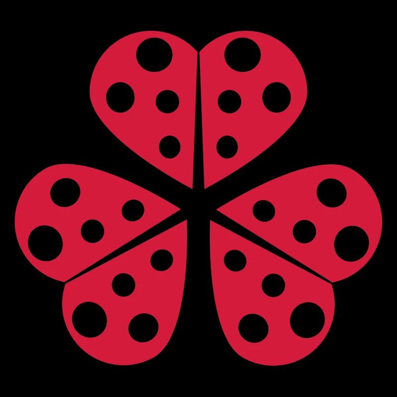 Moitié petite conception de coccinelle