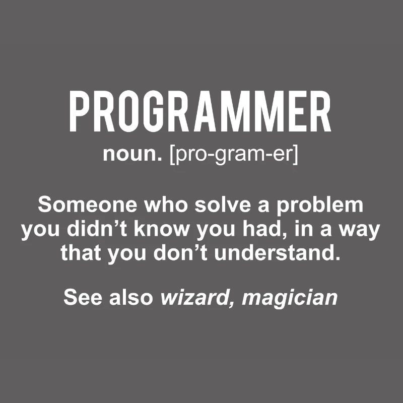 Programmeur définition programmeur chemise cadeau