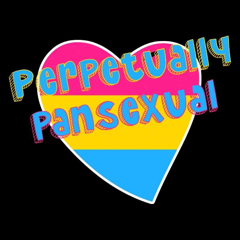 Perpetually Pansexual LGBTQIAP+ pan pride flag