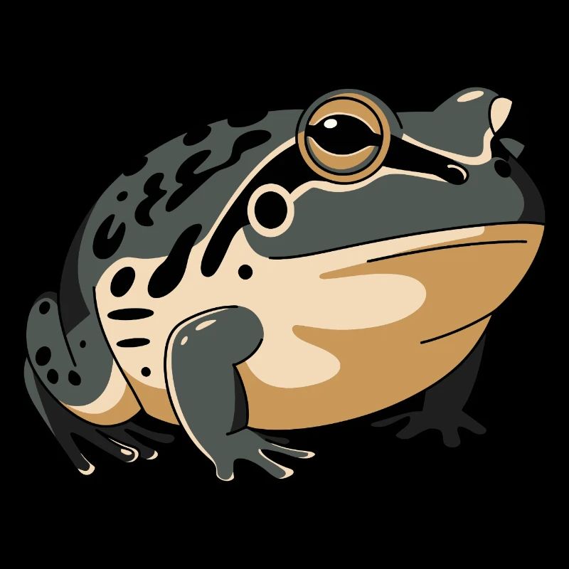 Illustration de grenouille unique