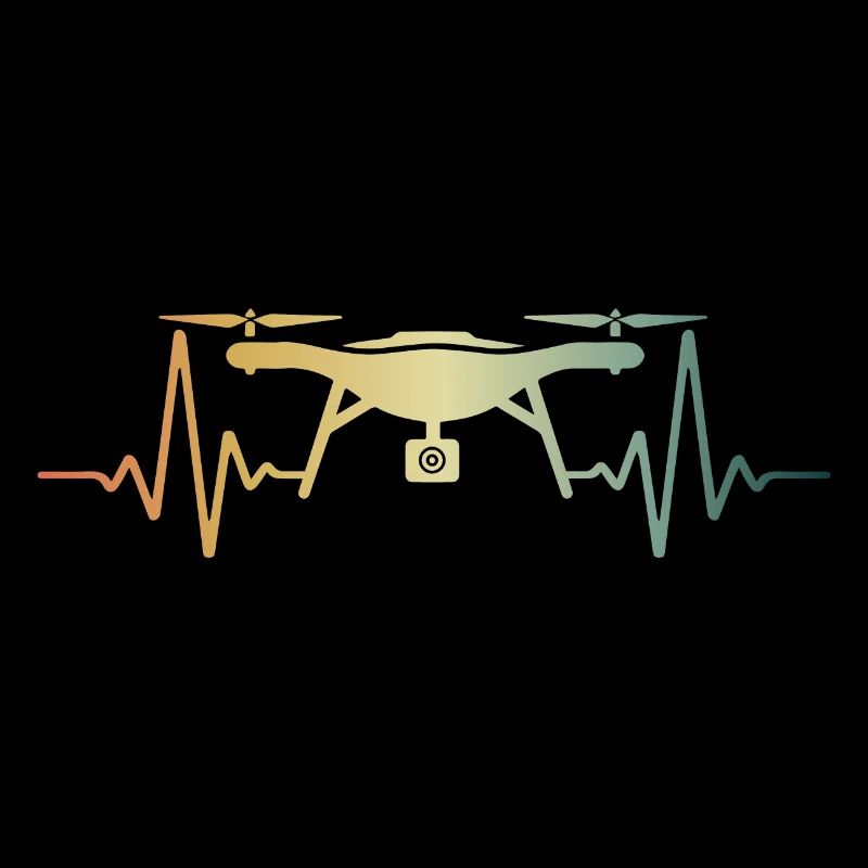 Heartbeat Drone Drones ECG Pulse