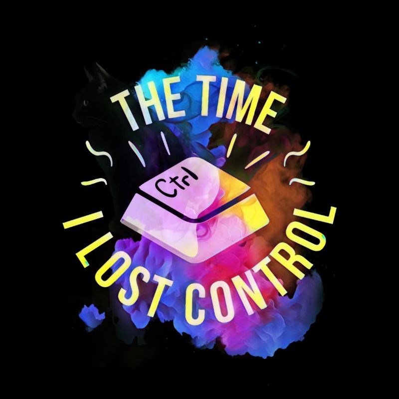 Le temps sans contrôle Ctrl Art Design