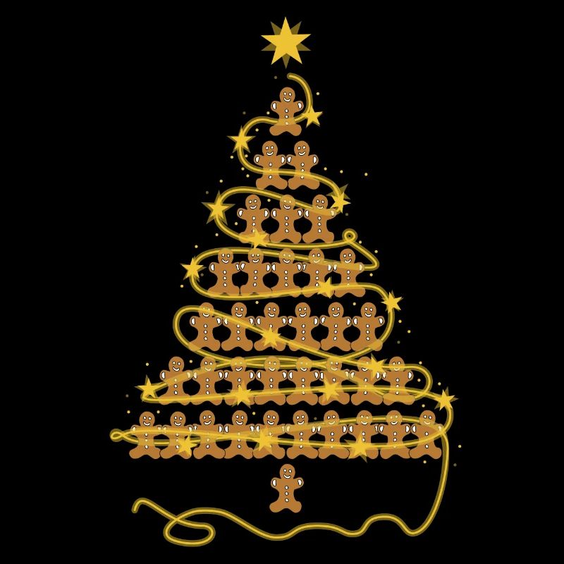 A gingerbread Christmas tree