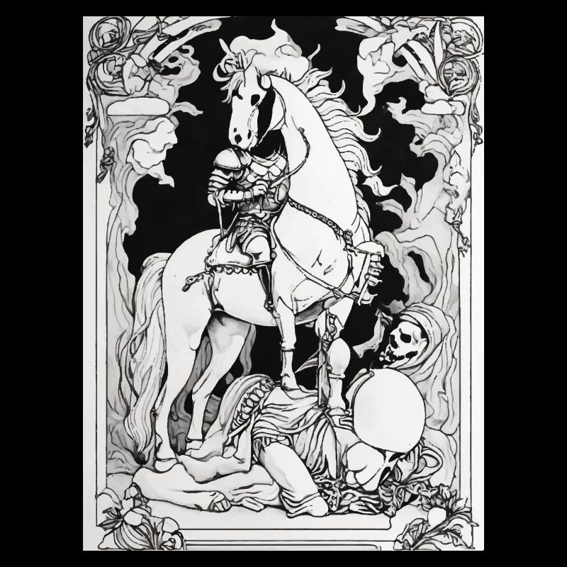 Der Tod auf einem Pferd