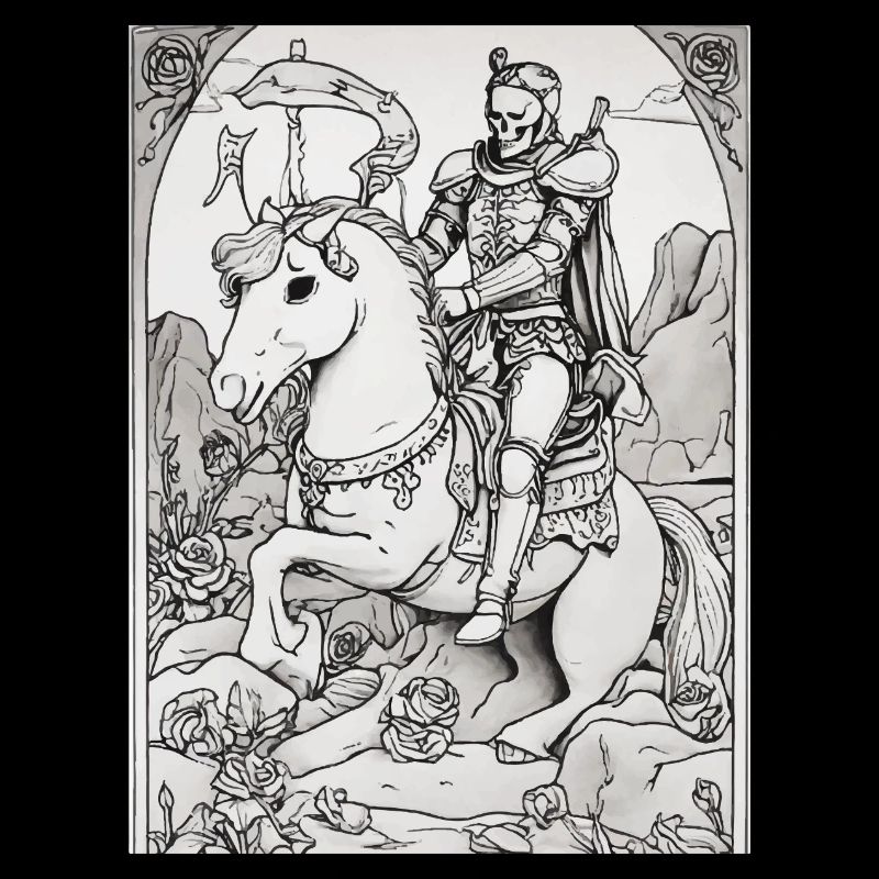Der Tod auf einem Pferd