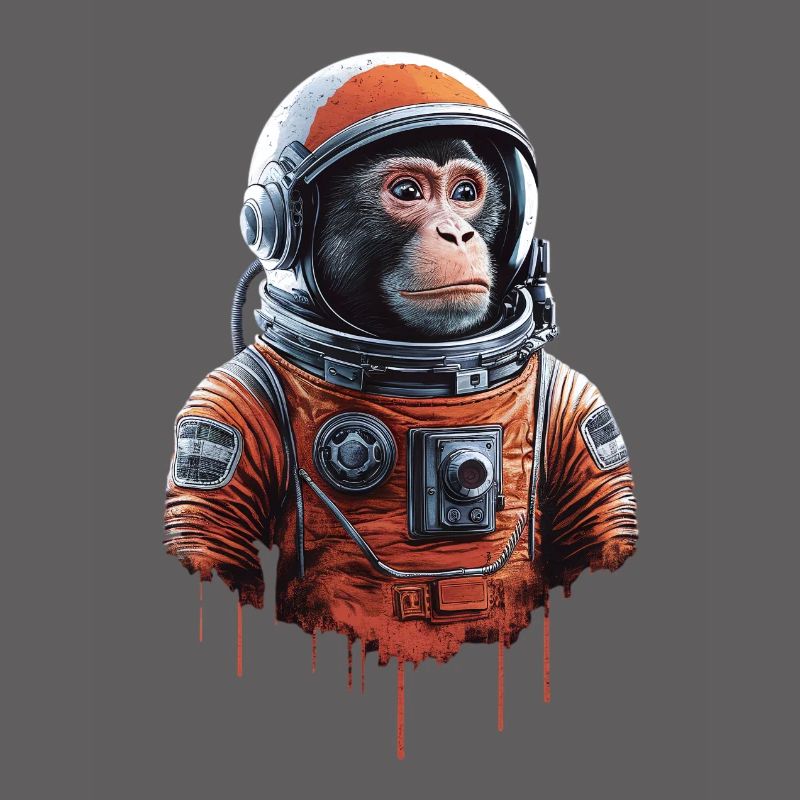 Aventure spatiale avec le singe astronaute