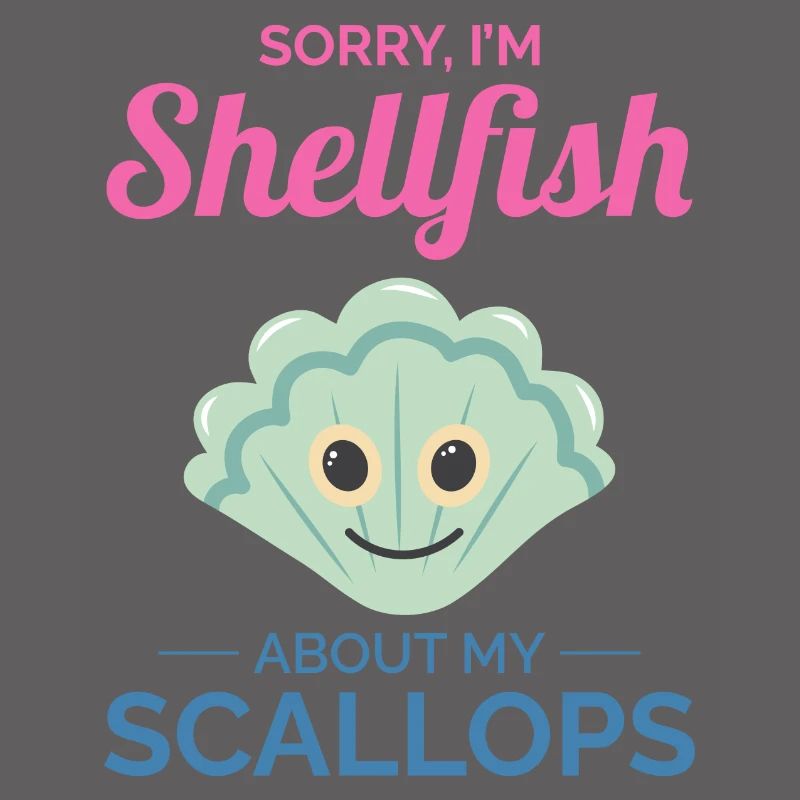 Scallop Seashells Collector Beachcomber Shellfish
