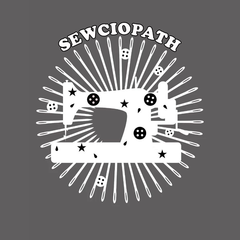 Conception de machine à coudre - Blanc