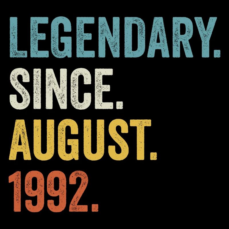 30 Years Old Legendary Since August 1992 30th