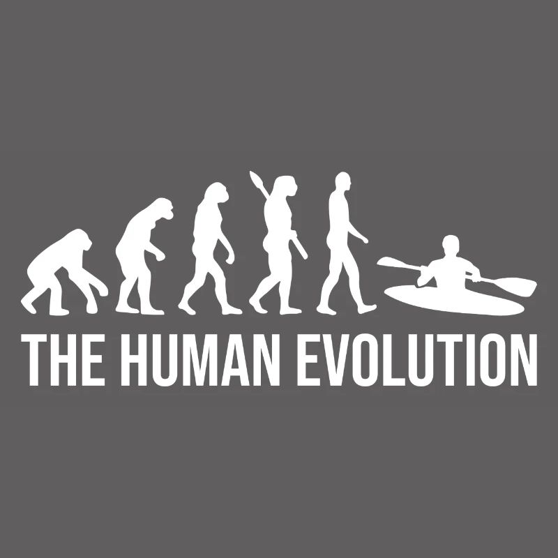 Evolution Graphic Kayaking Canoe Rowing Rower Padd