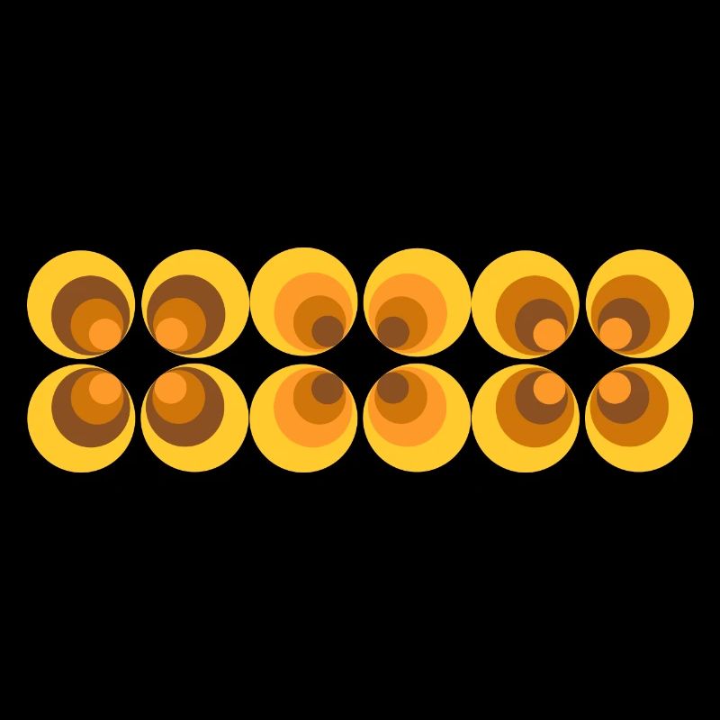 70s Flower Pattern Retro