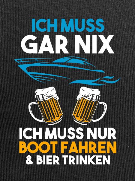 Boot Bier Bootsfahrer Geschenk