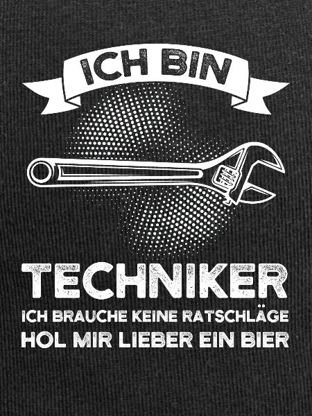 Techniker Bier Technik Geschenk