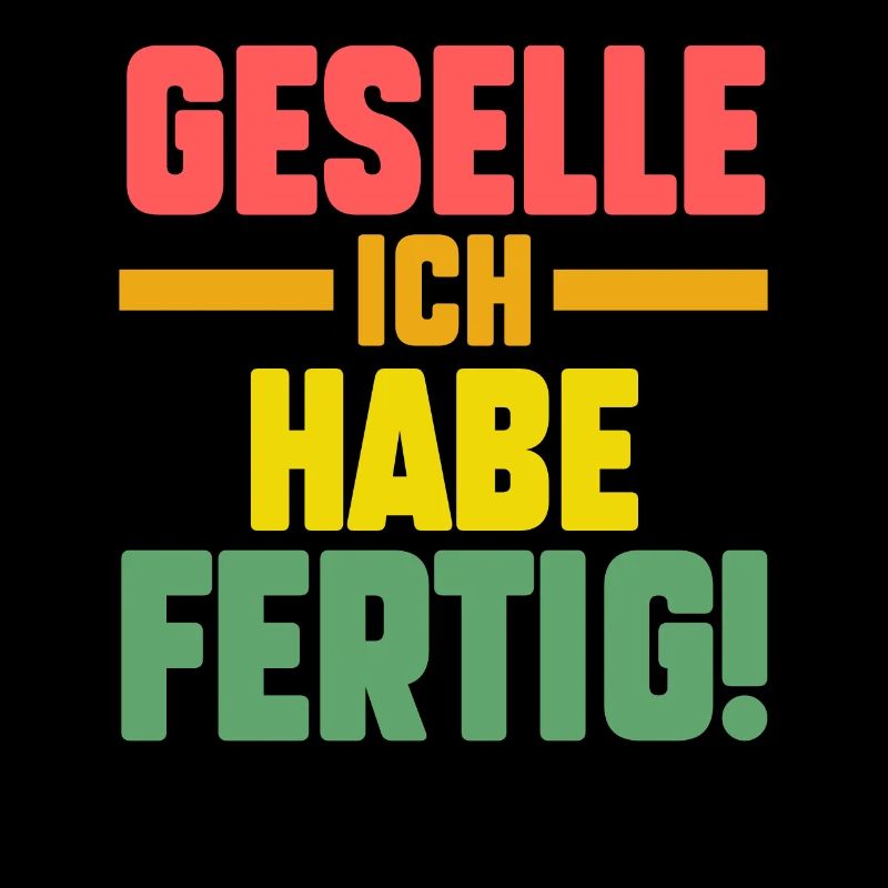 Geselle Prüfung Handwerker Geschenk