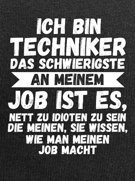 Techniker Beruf Technik Geschenk
