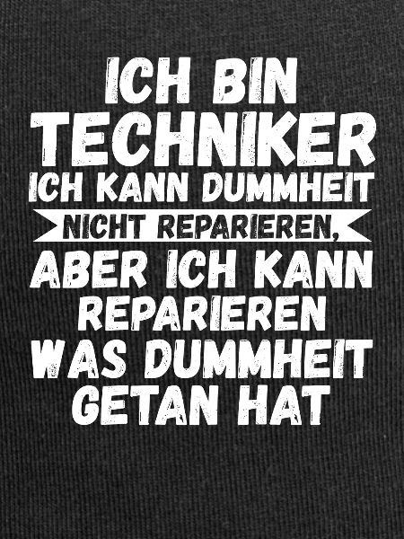 Techniker Beruf Technik Geschenk