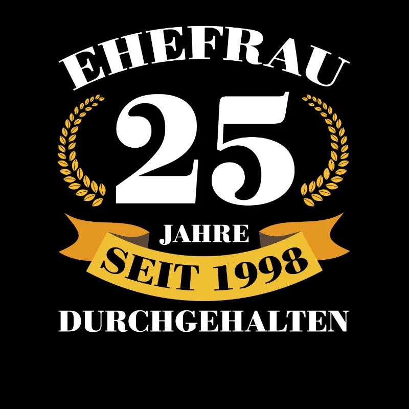 25. Hochzeitstag Ehefrau Silberhochzeit Geschenk
