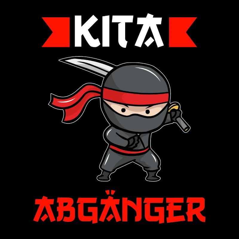 Kita Abgänger Ninja Kindergarten Geschenk