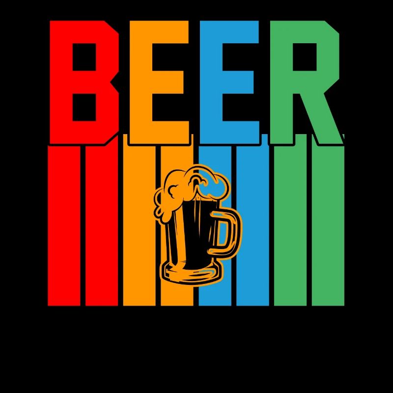 Bier Retro-Design Bier Geschenk