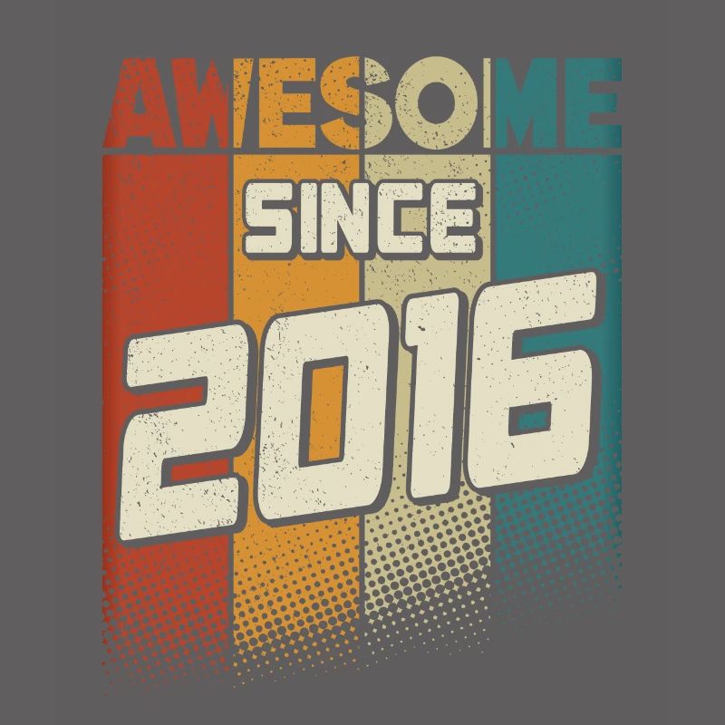 Awesome since 2016 Mädchen Junge 8. Geburtstag