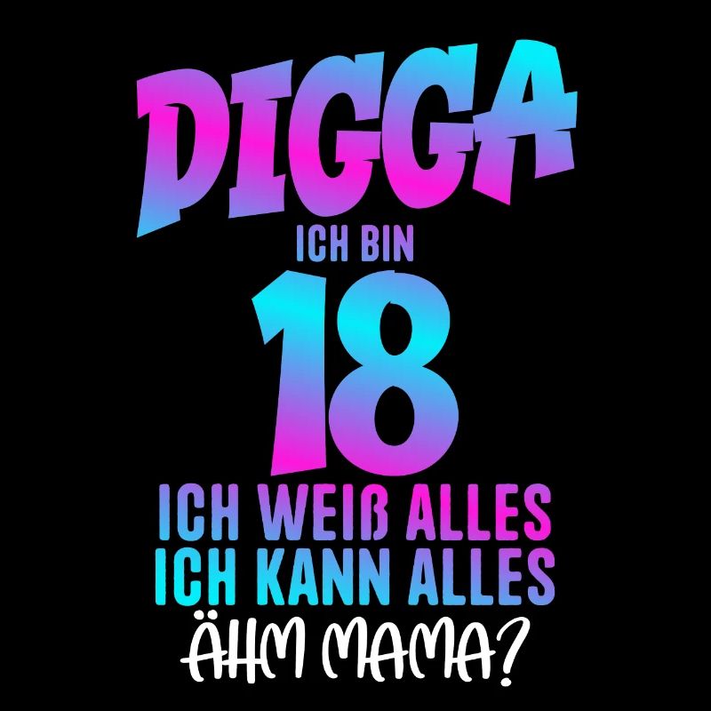 18. Geburtstag Digga ich bin 18 Ähm Mama?