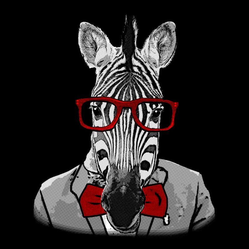 Hipster Zebra