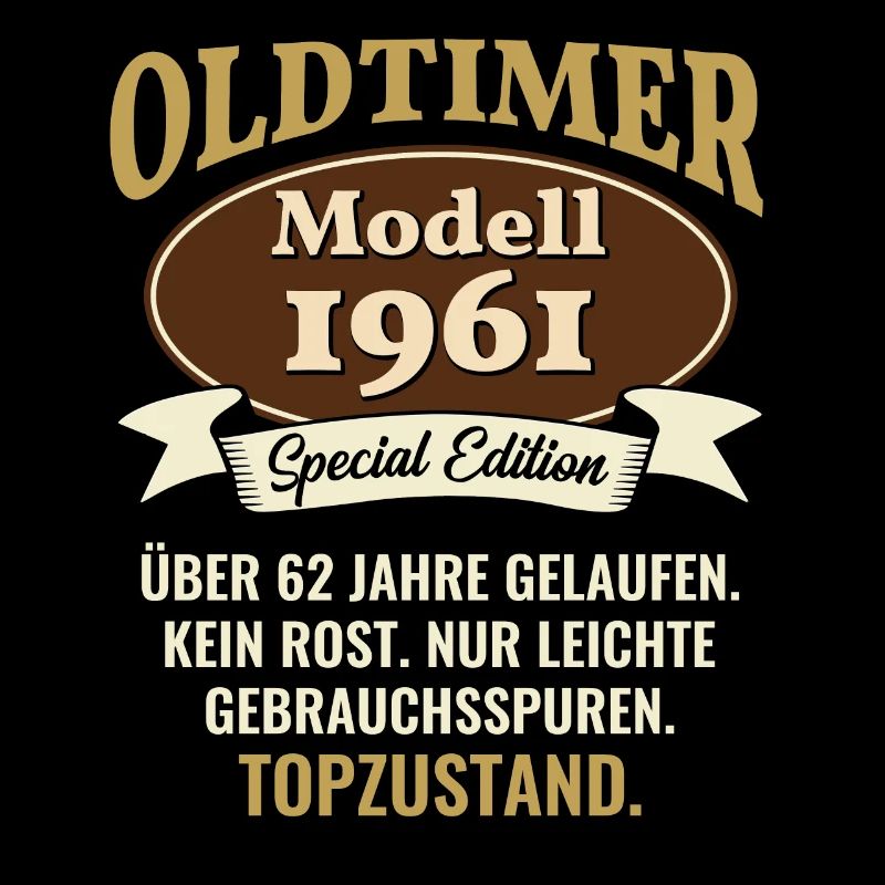 62 Jahre Oldtimer Modell 1961 62. Geburtstag