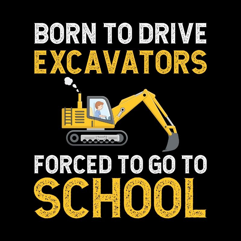 Baggerfahrer Bagger Schule