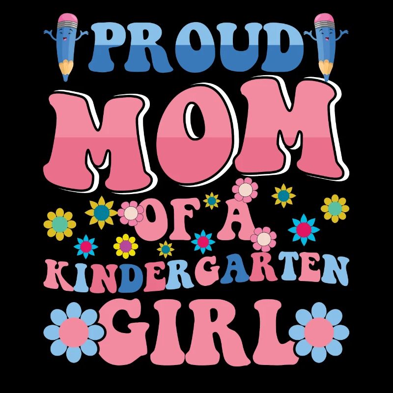 Stolze Mutter eines Kindergartenmädchens! Tochter