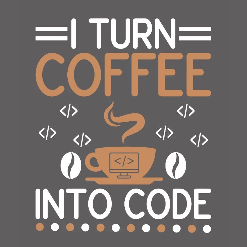 Kaffee-Codierung Programmierer Programmierer Entwickler Nerd Coff