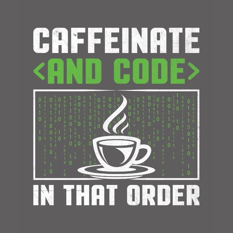Kaffee-Codierung Programmierer Programmierer Entwickler Nerd Coff