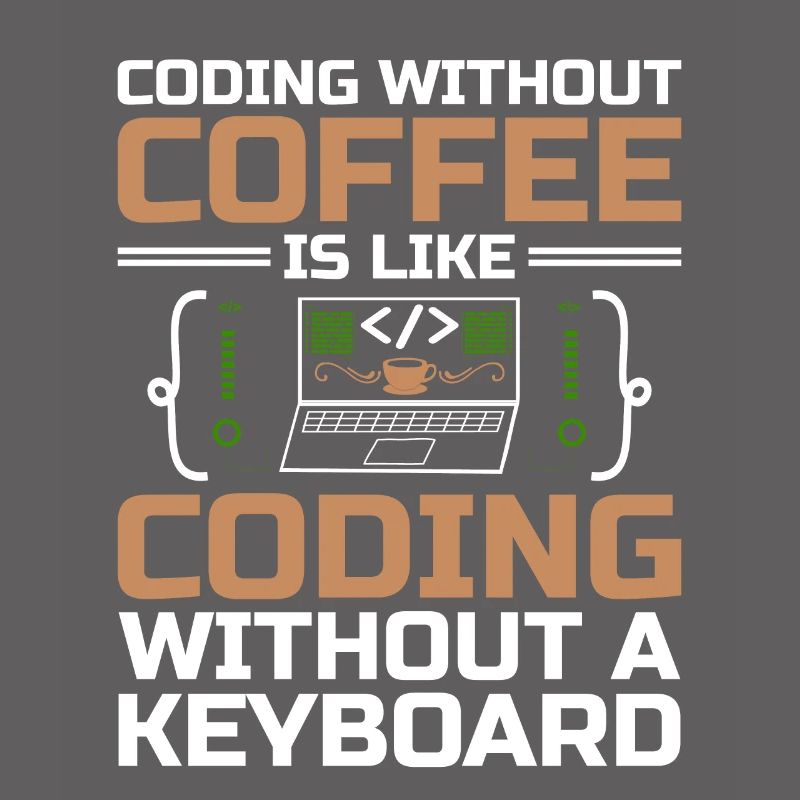 Kaffee-Codierung Programmierer Programmierer Entwickler Nerd Coff