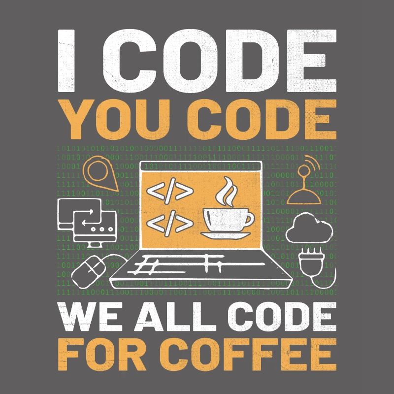 Kaffee-Codierung Programmierer Programmierer Entwickler Nerd Coff
