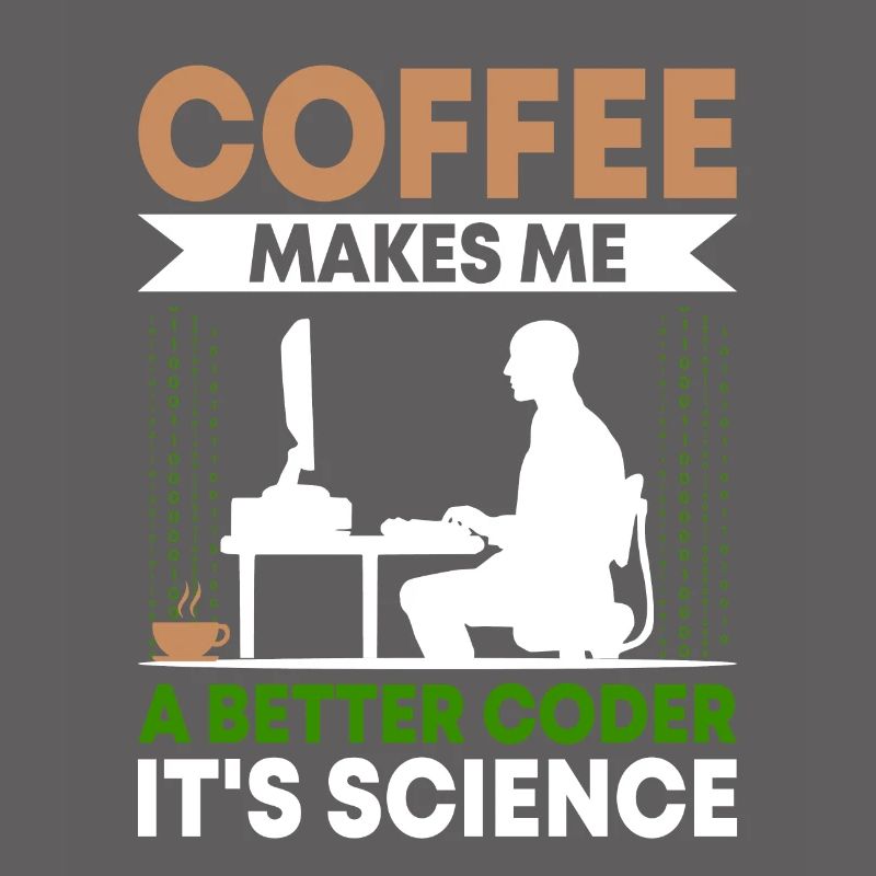 Kaffee-Codierung Programmierer Programmierer Entwickler Nerd Coff