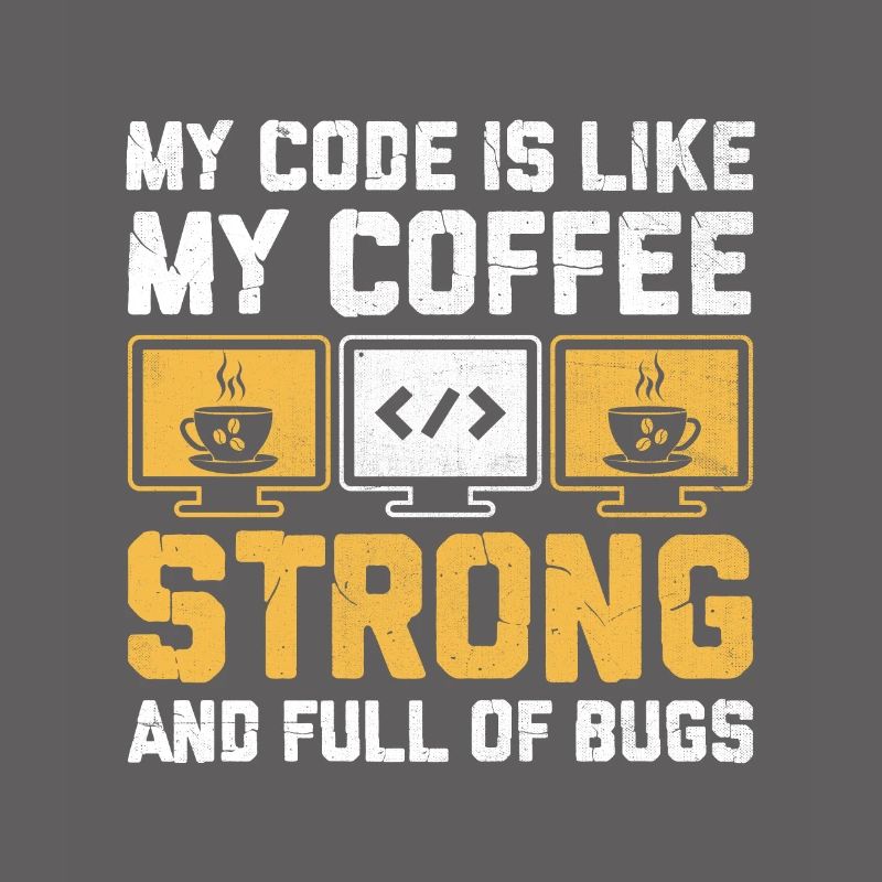 Kaffee-Codierung Programmierer Programmierer Entwickler Nerd Coff