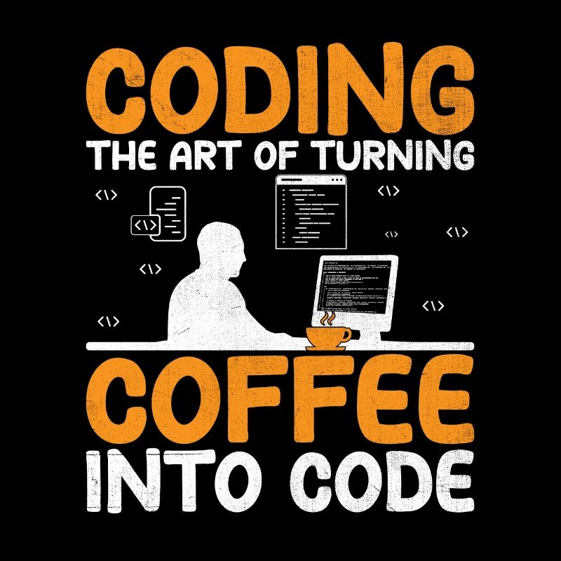 Coffee Coding Programmer Coder Developer Nerd Coff