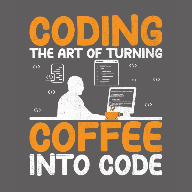 Café Codage Programmeur Codeur Développeur Nerd Coff