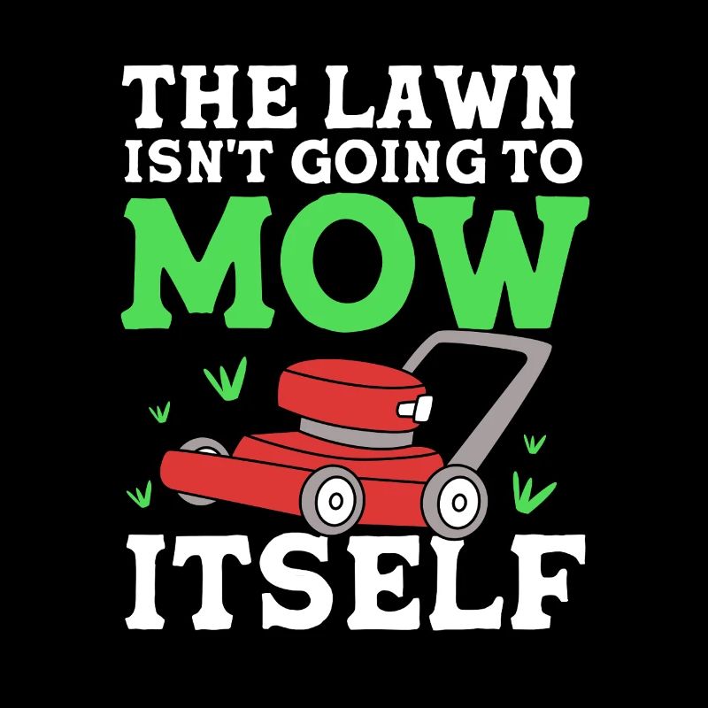 Lawn mower lawn (meadow)