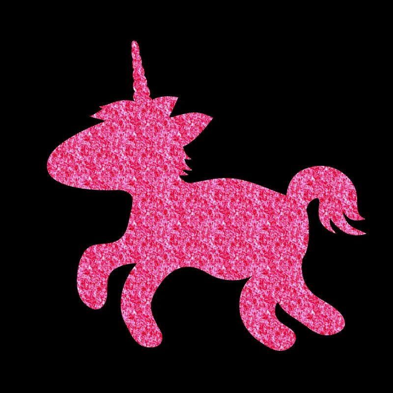 Glitzerndes niedliches Einhorn
