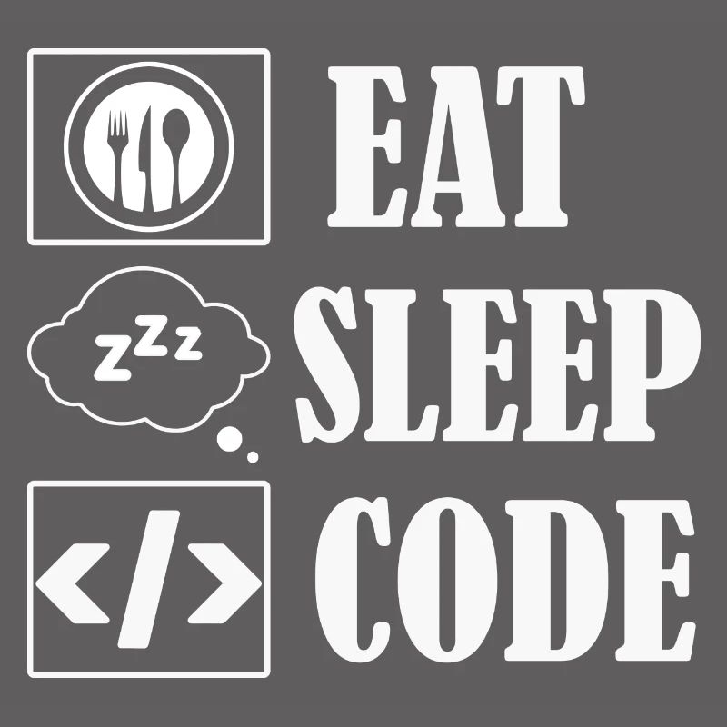 Eat Sleep Code Coding Software