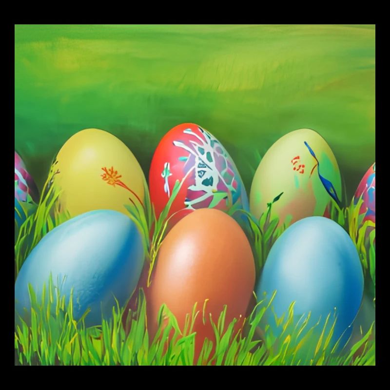 colorful Easter eggs