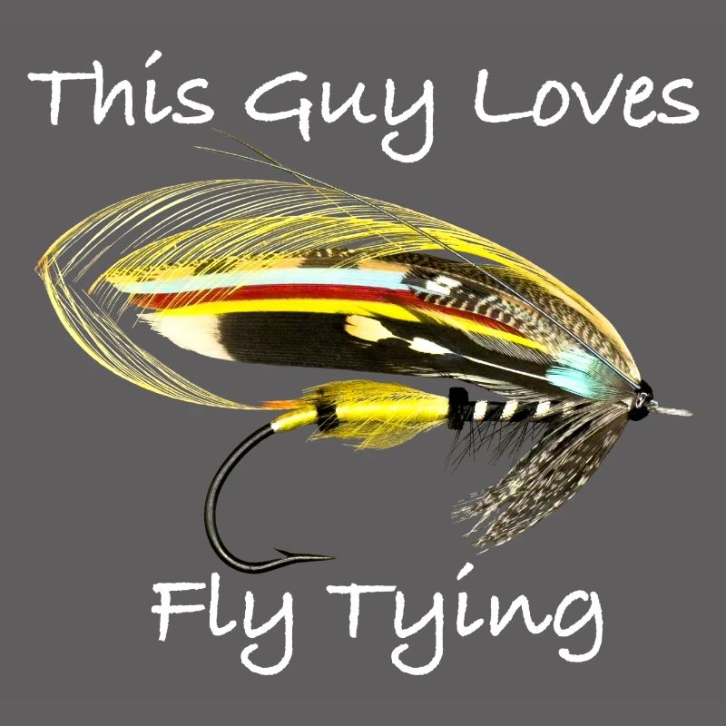 This Guy Loves Fly Tying Jock Scott